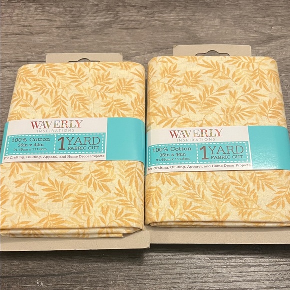 Waverly Other - Waverly Inspirations Golden Leaf Fabric
